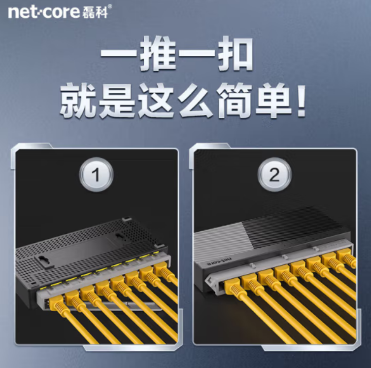 磊科NS108A-8口百兆（塑壳）