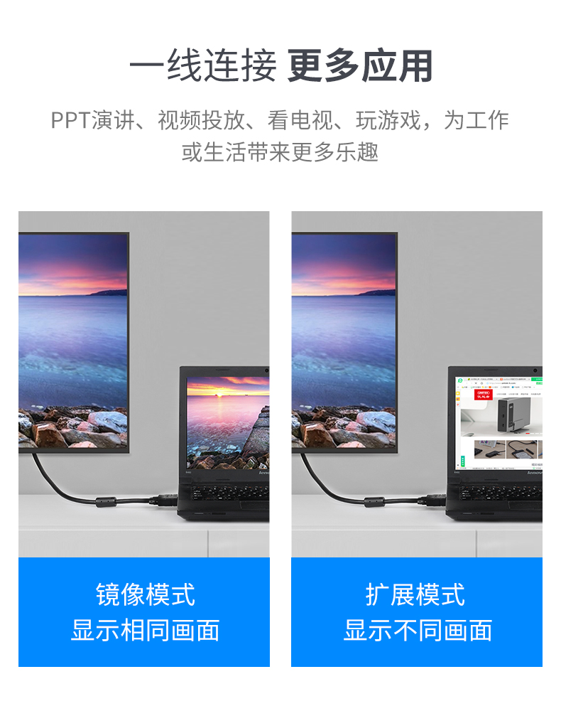 优越者VGA线（3+6工程版）国标无氧铜芯