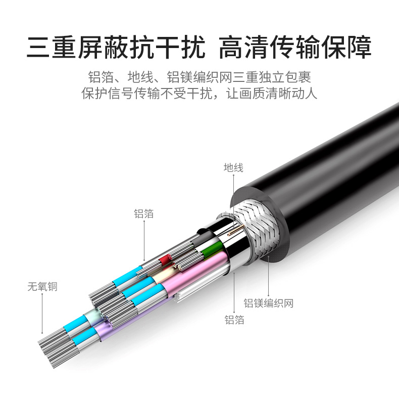 【V1502A】优越者VGA转HDMI孔转接线
