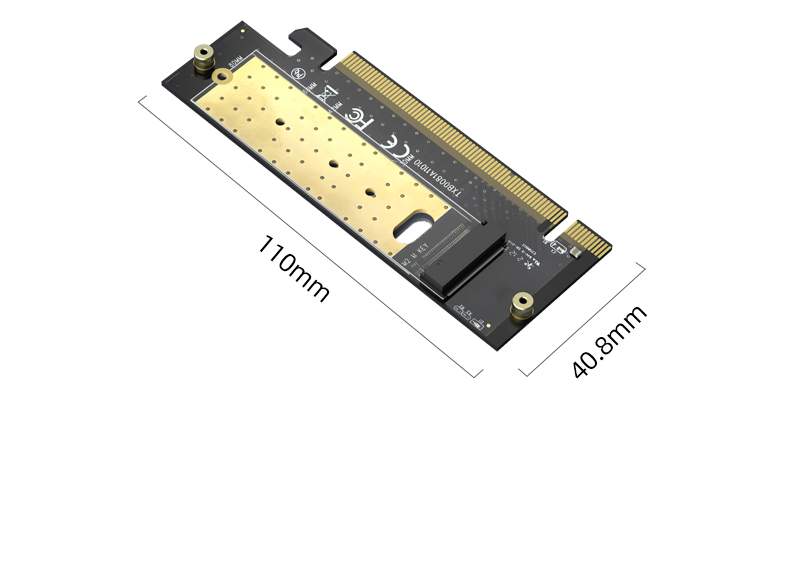 【T1048A】优越者PCI-E4.0转M.2转接卡