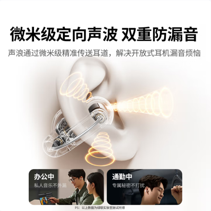 绿联WS210无线耳机45760黑色