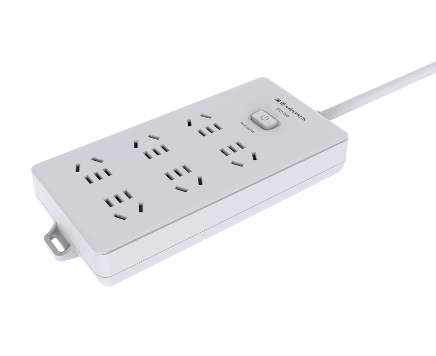 金正 WD-009 插排 6孔 （5米实物4.8米）
