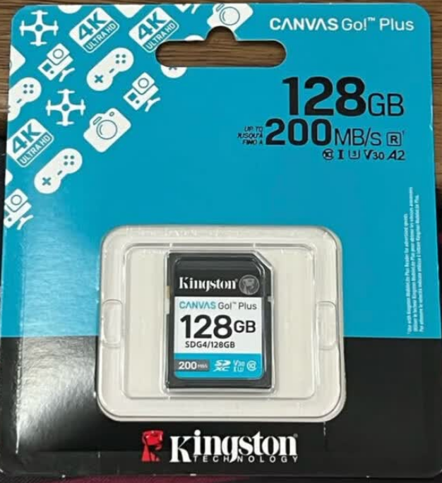 金士顿 SD卡 U3 V30/200M读数 高速卡