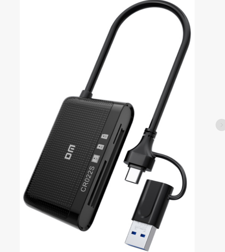 DM CR022S-Type-C+U口读卡器（TF+CF+SD）