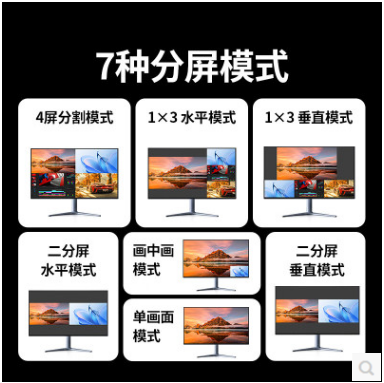 绿联55497--HDMI KVM无缝切换器四进一出4K高清/画面分割