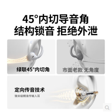 绿联75625--6.0蓝牙版本开放式真无线蓝牙耳机