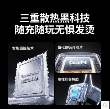 绿联85036--65W 四口氮化镓快充充电器套装