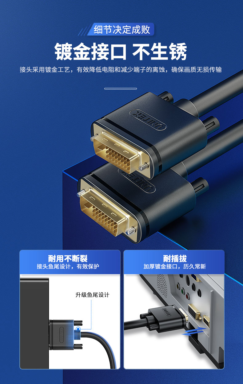 【Y-C208A】优越者DVI线24+1工程线