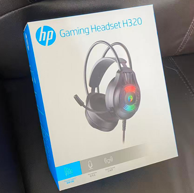 惠普【H320黑色】7.1游戏耳麦 USB接口
