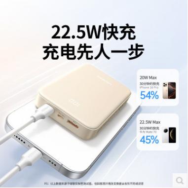 绿联35337A--【3C认证可上飞机】充电宝20000毫安22.5W快充