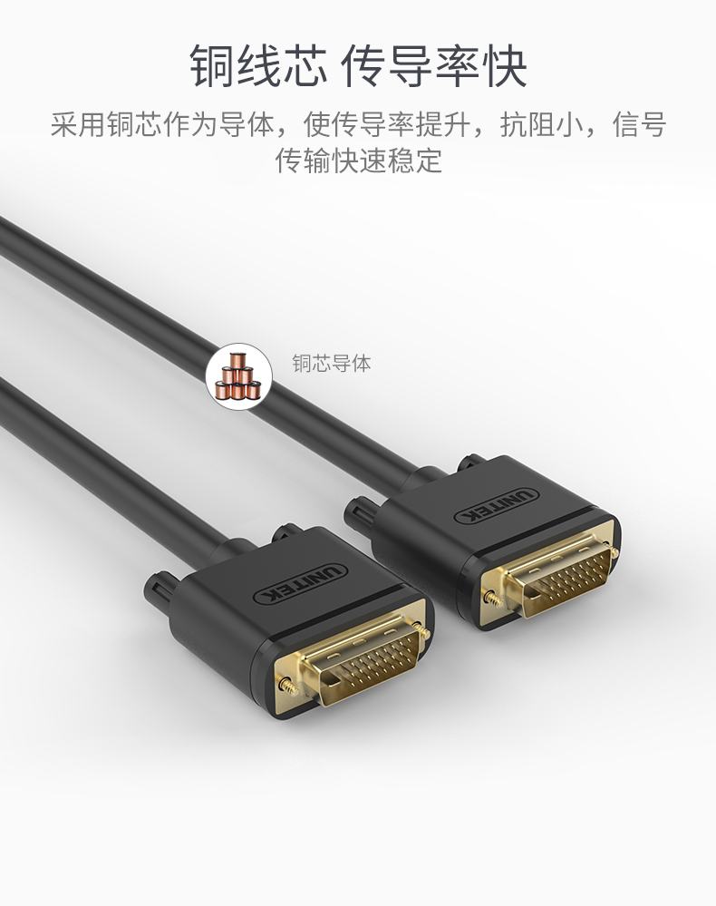 优越者DVI线DVI-DVI工程线（24+1）