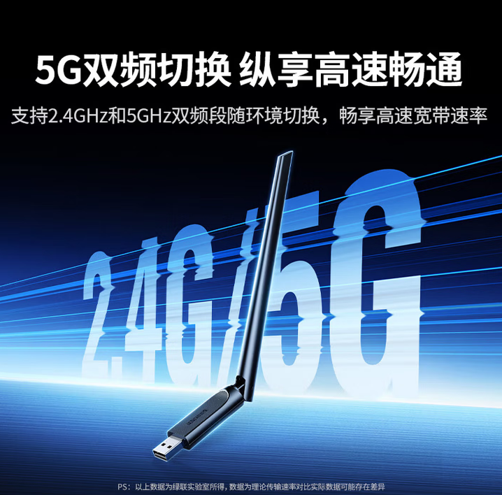 绿联35265-AX900 WIFI6 无线网卡