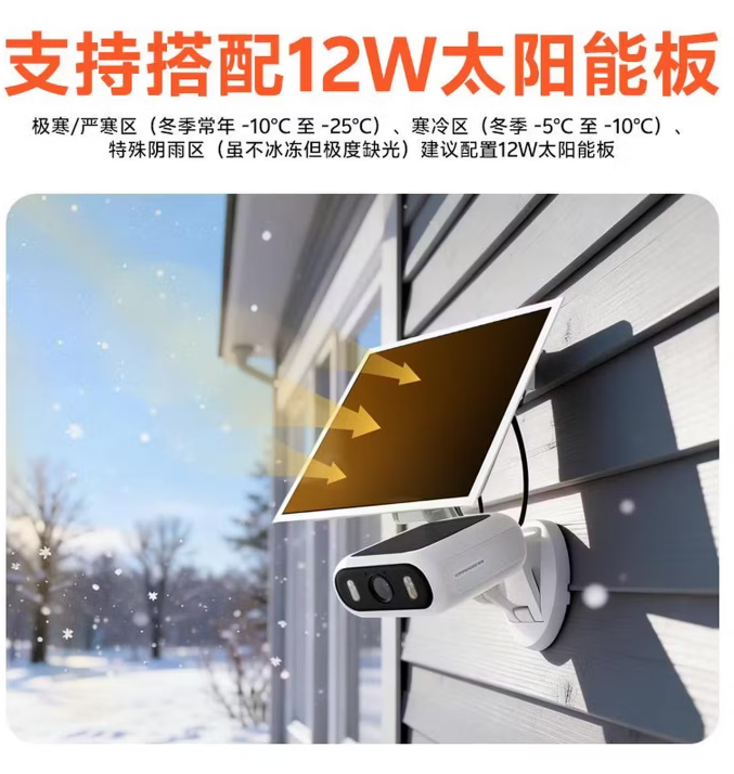 神眸SC2-BGS 200万4G太阳能电池摄像机