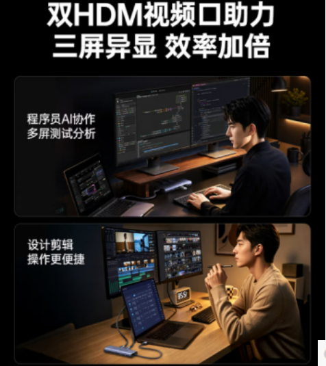 绿联85774-九合一扩展坞