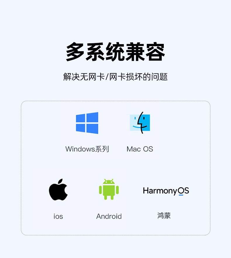 U1346C【U+C双口】优越者USB3.0网卡 千兆 免驱