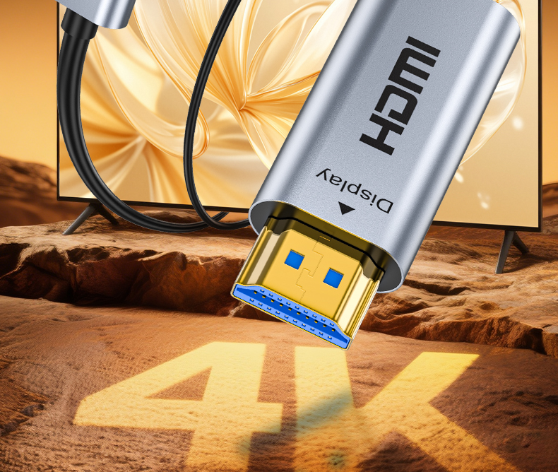 优越者光纤HDMI线4K/60HZ工程线 （加芯片，​单向传输，注意方向）