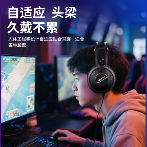 西伯利亚耳麦C5（天弩系列）7.1 游戏耳麦