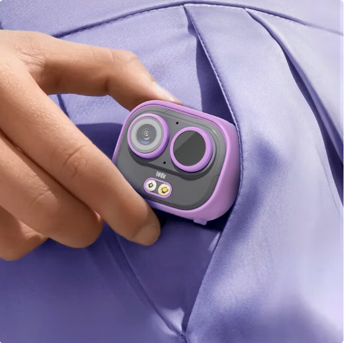 神眸SC2-BG 400万4G电池版 口袋相机 紫色